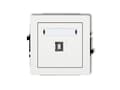 Pikkukuva 1 / 3: Karlik USB-AB pistorasia Karlik Deco DGUSB-3 single 2.0 valkoinen
