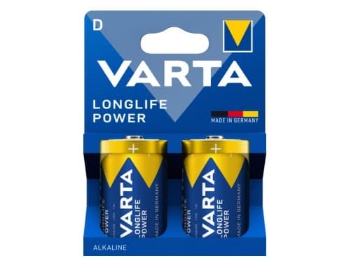 Varta 04920 121 422, LR20, Alkalinsk, 1,5 V, 2 stykker, Blå, Gult, Tyskland
