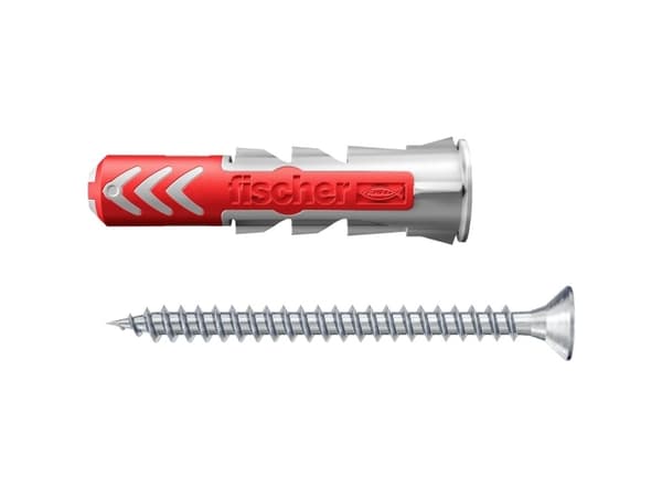 Fischer 534996, Kit med skruvar och ankare, Nylon, Grå, Röd, Pozidriv, PZ2, CE