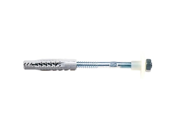 Fischer 45494, Skrue- og veggpluggsett, Murstein, Betong, 2 stykker, Blister