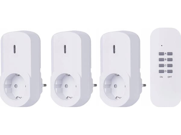 Emos Wireless 3-kanavainen 230VAC rosetit päälle/pois-sarja