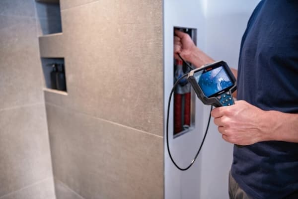 Bosch GIC 12V-5-27 C PROFESSIONAL, 1280 x 720 piksler, 12,7 cm (5"), 75°, 8,3 mm, Flexible-Obedient-sonde, Sort, Blå