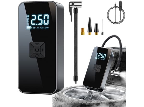 Electric Mini Portable Compressor LED Flashlight 5 LEAN Operating Modes