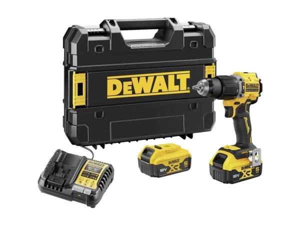 DEWALT DCD799P2T-QW 2 gear-Batteri slagboremaskine inkl. ekstra batteri, Inkl. oplader, Kuffert