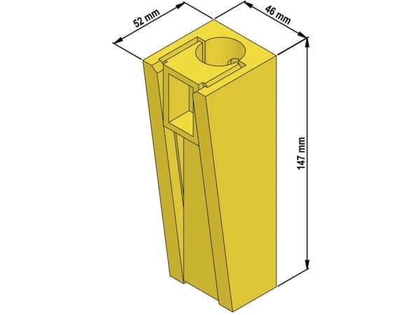 LAPP RUNDKABELKEILKLEMMEN RKK 06 Kabelclips 52026022 1 stk