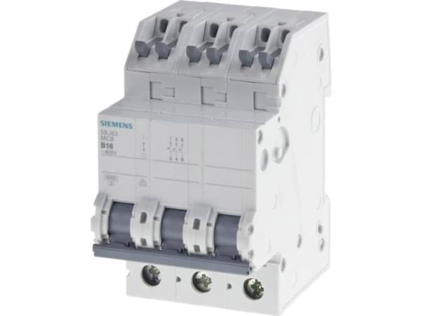 Automatsikring 400V 6kA 3P B 16A skruefr
