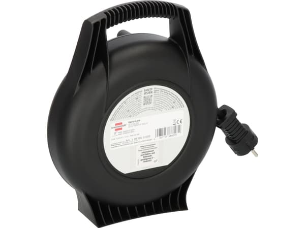 Brennenstuhl 1093900600, 10 m, inomhus, IP20, Överhettningsskydd, Plast, Polyvinylklorid (PVC), Svart