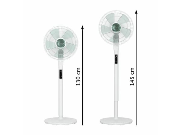 Rowenta Turbo Silence Extreme+ VU5890, Husholdningsvifte, Hvit, Gulv, 58 dB, 40 cm, 4110 m³/t