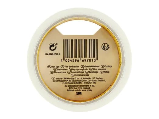 3M Universal, Valkoinen, Niputus, Kiinnittävä, Suojaava, Korjaus, Tiivistävä, 10 m, 48 mm