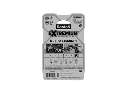 3M Extremium, Musta, Niputus, Korjaus, UV resistant, Vedenkestävä, Vesitiivis, 10 m, 24 mm