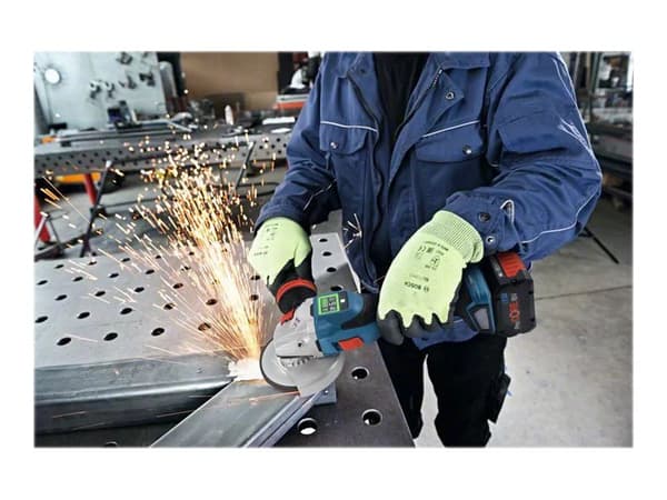 Bosch GWS 18V-15 SC Professional - Angle sander - trådløs - 125 mm - 2 batterier - 18 V