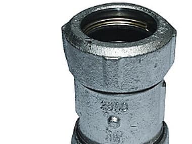Primofit kobling 11/4-32mm - galv. for stålrør til PE-rør