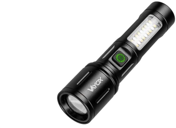 Taktinen ladattava taskulamppu 260lm 5W LED + SMD VA0181 VAYOX VAYOX