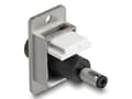 Pikkukuva 2 / 3: Delock Panel Mount DC 5,5 x 2,1 mm pistorasia DC 5,5 x 2,5 mm pistokkeeseen hopea / valkoinen / musta