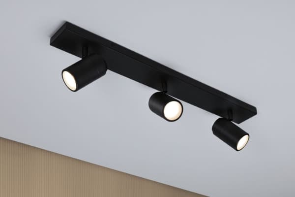 Paulmann Zyli, Indbygget lysplade, GU10, 3 pære(r ), 230 V, Sort
