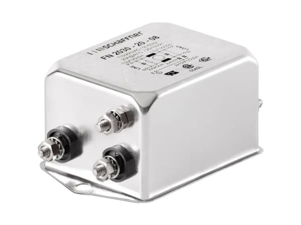 Schaffner FN2030-16-06 Bullerreduceringsfilter 250 V/AC 16 A 4 mH (L x B x H) 85 x 54 x 40,3 mm 1 st