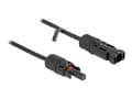Miniatyrbild 1 av 4: DeLOCK 88228, Kabel, Plast, Svart, 4 mm ², IP67, MC4