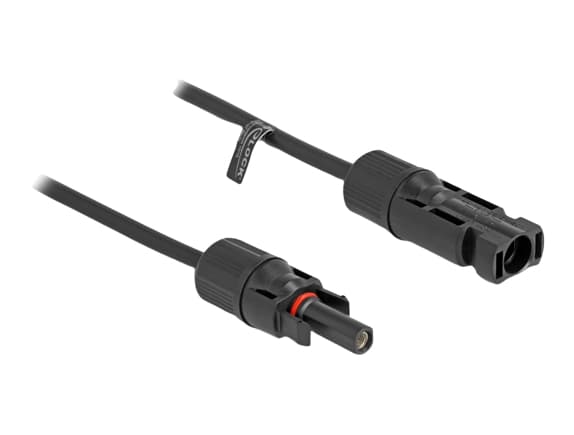DeLOCK 88228, Kabel, Plast, Svart, 4 mm ², IP67, MC4