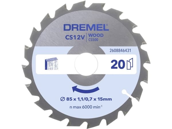 Dremel DREMEL tresirkelsagblad 85mm CS500 2608846431? Rundsagblad 1 stk