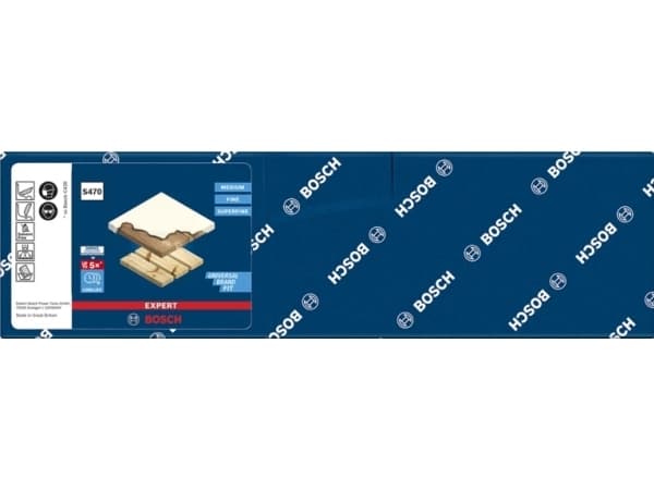 Bosch 2 608 901 168, Hiontapala, Ruskea, Keltainen, Puu, Maalin poistoon, 69 mm, 97 mm