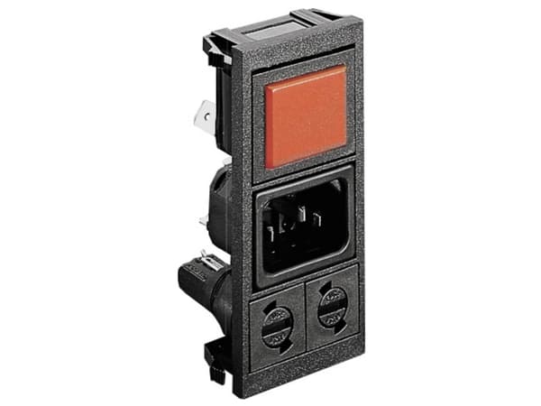 Bulgin BZV03/Z0000/09 Strømstik 1 stk Bulk