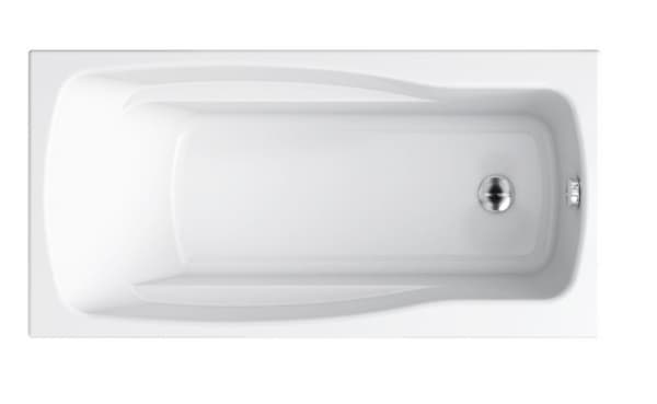Cersanit Lana rektangulært badekar 160 x 70 cm (S301-162)