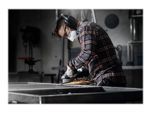 Bosch Expert HD SCM N477 - Polishing fleece - för rostfritt stål, icke-järnhaltig metall, steel sheets, målarfärg på trä - rund - grus: mellangrovt -