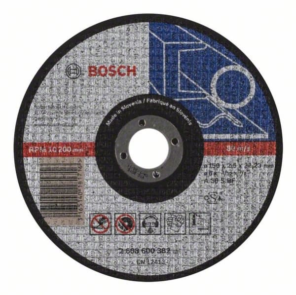 Bosch 2 608 600 382, 15 cm, Musta, 2,5 mm, 1 kpl