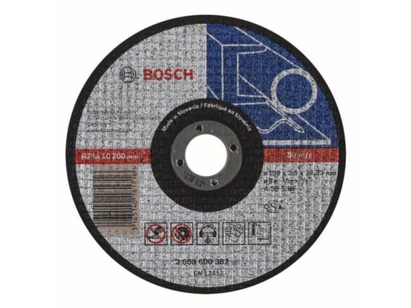 Bosch 2 608 600 382, 15 cm, Musta, 2,5 mm, 1 kpl