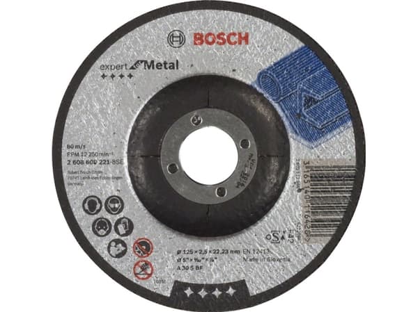 Bosch 2 608 600 382, 15 cm, Musta, 2,5 mm, 1 kpl