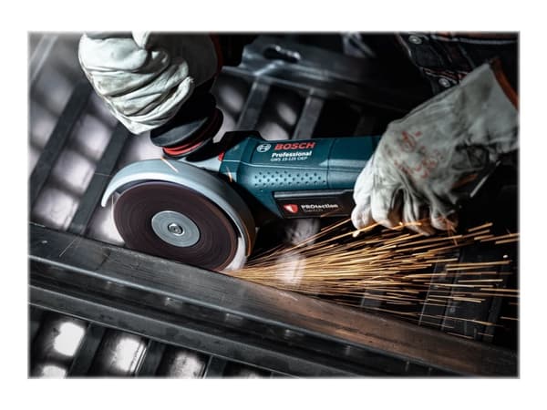 Bosch Expert SCM N477 - Polishing fleece - for rustfritt stål, ikke-jernholdig metall, steel sheets, maling på tre - 115 mm - rund - grovkorn: very f