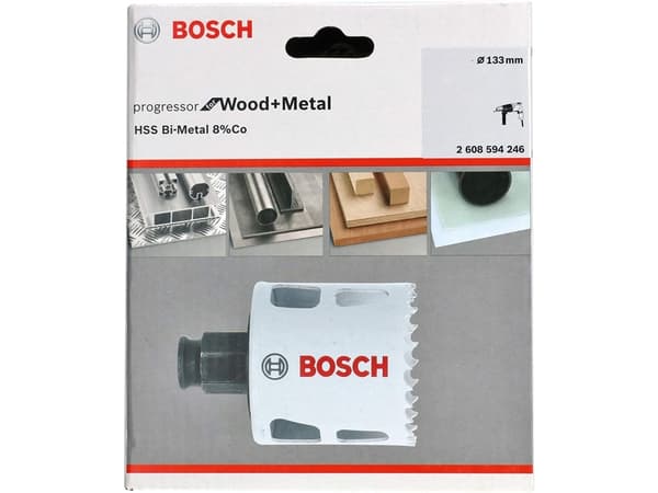 Bosch ?2608594246, Yksi, Pora, Metalli, 12,7 cm, 700 g, 1 kpl
