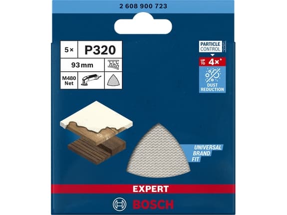 Bosch Expert M480 sanding net, 5 pc(s)