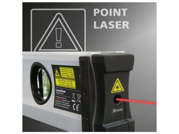 Laserliner DigiLevel Pro 100, Linjevater, Sort, Metallisk, 0,5 mm/m, 0,5 mm, AAA, 1,5 V