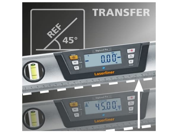 Laserliner DigiLevel Pro 100, Linjevater, Sort, Metallisk, 0,5 mm/m, 0,5 mm, AAA, 1,5 V
