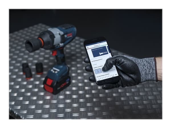 Bosch GDS 18V-1000 C Professional - Støtskiftenøkkel - trådløs - 3 hastigheter - 1/2" firkantdrev - uten batteri - 18 V - SOLO