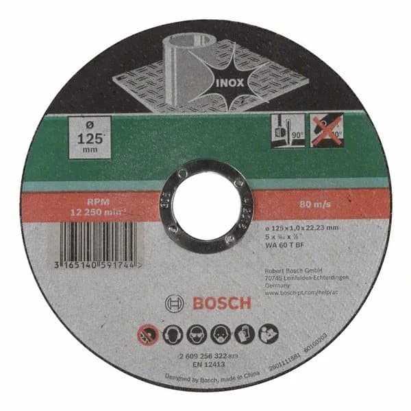 Bosch 2609256322, levyleikkuri, Ruostumaton teräs, Mikä tahansa tuotemerkki, 2,22 cm, 12,5 cm, Monivärinen