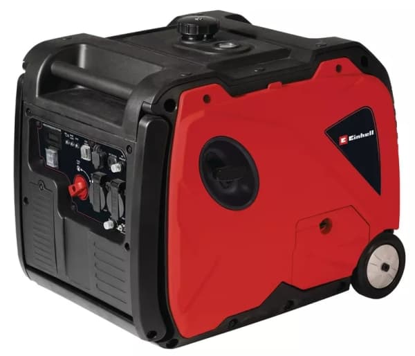 Einhell TE-IG 3500, 3200 W, 8,3 l, Bensin, 1,26 l/t, Synkronmotor, 2 hjul Sort, Rød