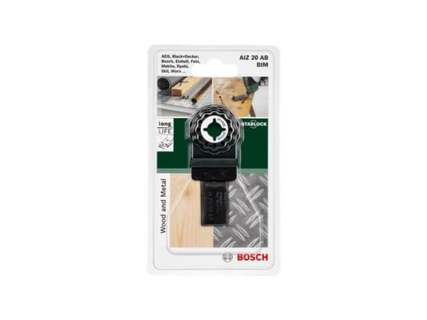 Bosch AIZ 20 AB BIM, Klippare, Metall, Gipsskivor, Trä, Bimetall, Multifunction tool handle, 3 cm, 1 styck