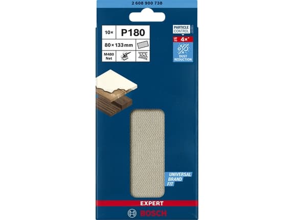 Bosch Expert M480 sanding net, 10 pc(s)