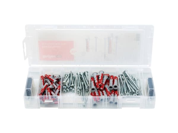 Fischer 560097 MiniFixTainer DuoPower infästningssats 95 st