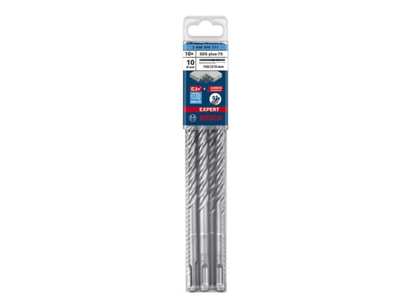 Bosch Expert SDS-plus-7X - Bor - for betong, forsterket betong, granitt, herdet betong, gneiss - hammerbit - 10 mm - SDS-plus - lengde: 215 mm (en pa