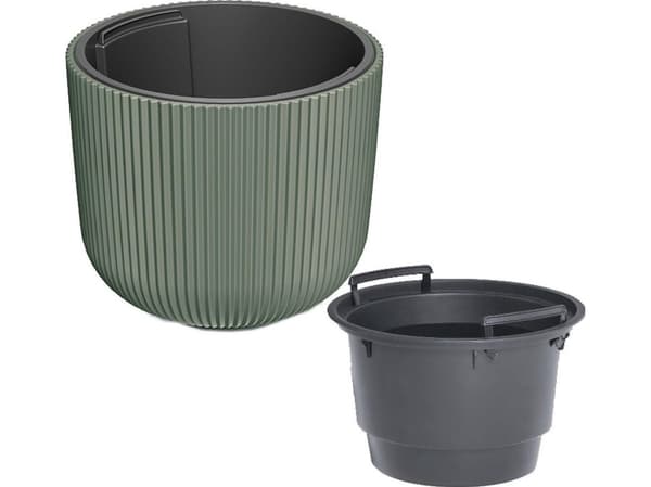 Prosperplast BLOMSTERKANT MILLY DIA 24CM GRØNN FURU