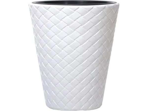 Prosperplast MATUBA BLOMSTERKANTE 400mm - HVIT (S449) PDBMT400-S449 - DBMT400-S449