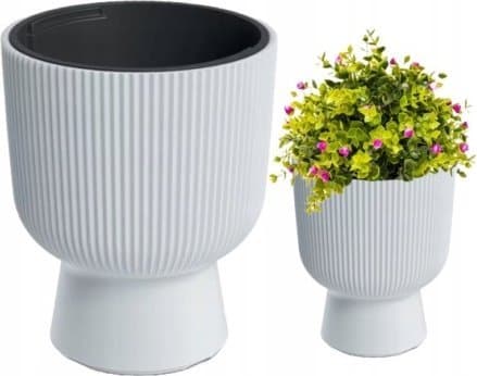 Prosperplast Plastgryte med hvit innsats "Milly" 36,5x30 cm