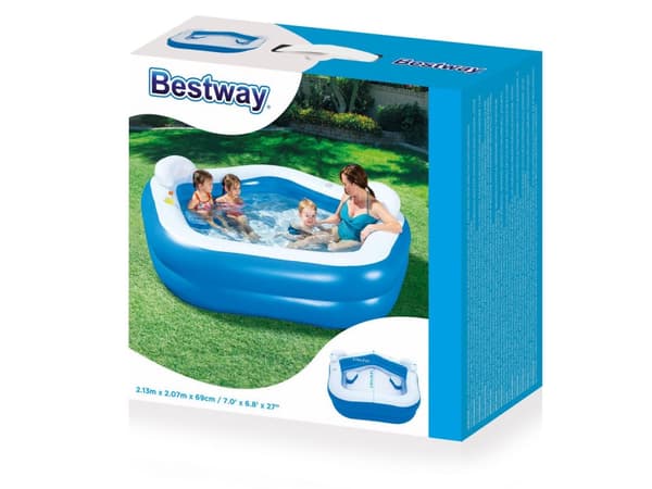 Puhallettava allas viisikulmio 213 x 207 x 69 cm Bestway 54153