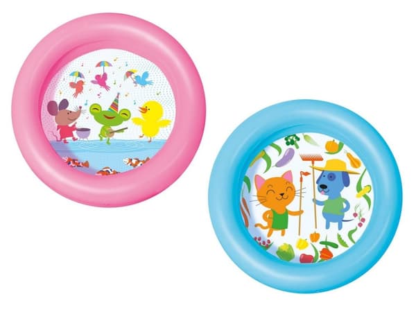 Børnebassin 61 x 15 cm 2 farver Bestway 51061 blå