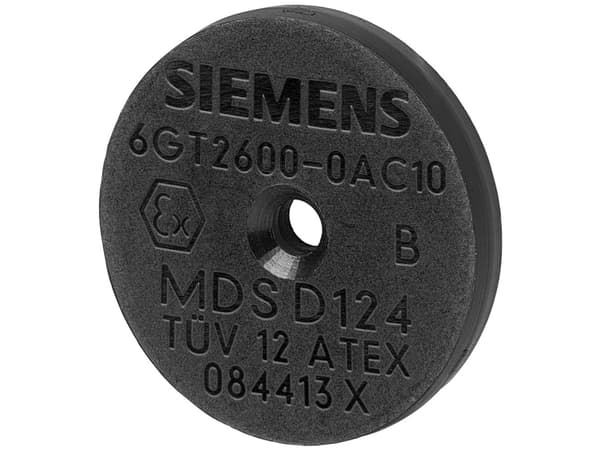 Siemens Indus.Sector Transponderi Nuppi lämmönkestävä 6GT2600-0AC10 Sähköisen lisävarusteen tyyppi muu, Mekaanisen lisävarusteen tyyppi Avain, Asiaki