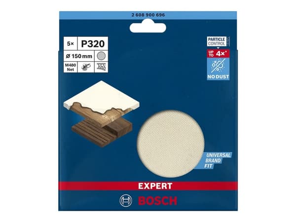 Bosch Expert M480 sanding net, 5 pc(s)