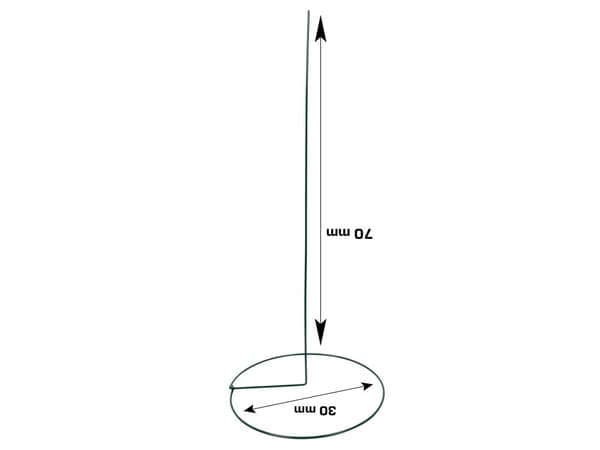 Plantestøtte Ø30 x H70 cm